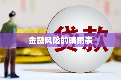 茂南金融风险的晴雨表