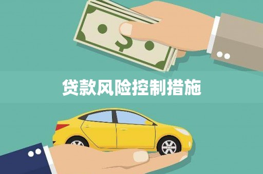 茂南贷款风险控制措施