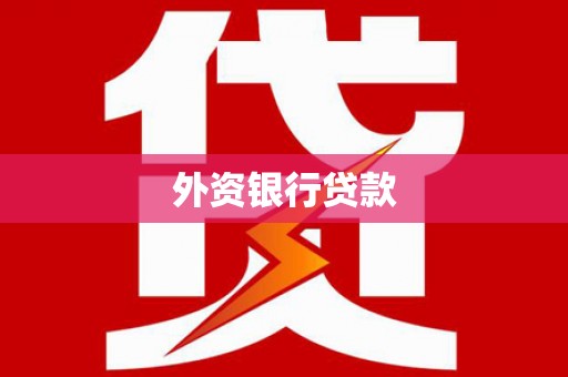 茂南外资银行贷款