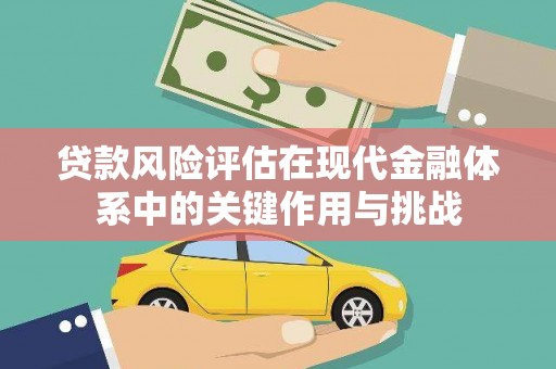 茂南贷款风险评估在现代金融体系中的关键作用与挑战