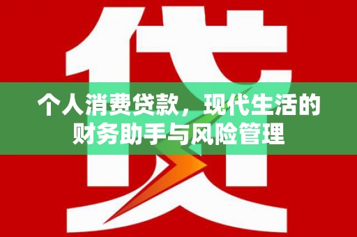 茂南个人消费贷款，现代生活的财务助手与风险管理