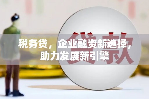 茂南税务贷，企业融资新选择，助力发展新引擎
