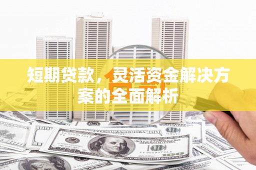 茂南短期贷款，灵活资金解决方案的全面解析