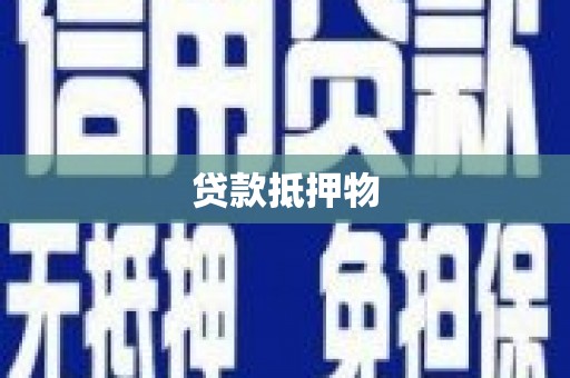 茂南贷款抵押物