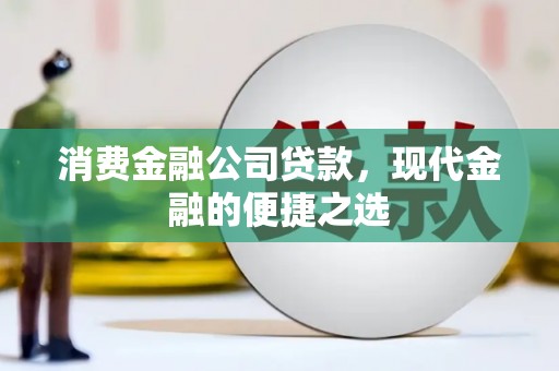 茂南消费金融公司贷款，现代金融的便捷之选