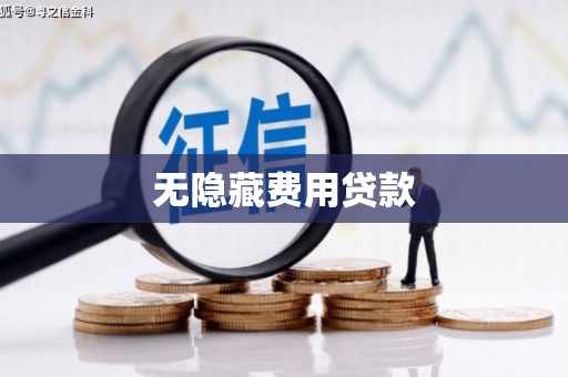 茂南无隐藏费用贷款