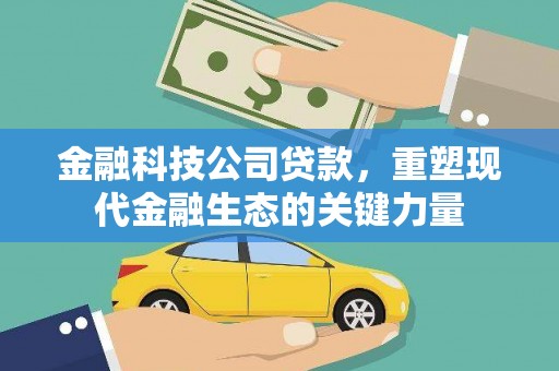 茂南金融科技公司贷款，重塑现代金融生态的关键力量