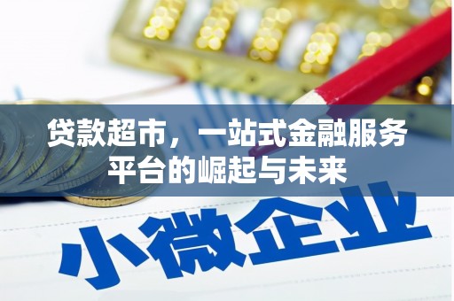 茂南贷款超市，一站式金融服务平台的崛起与未来