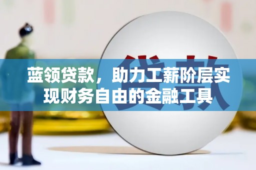 茂南蓝领贷款，助力工薪阶层实现财务自由的金融工具