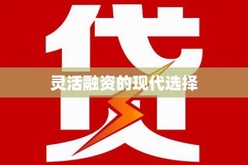 茂南灵活融资的现代选择