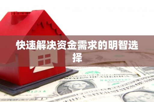 茂南快速解决资金需求的明智选择