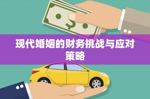 茂南现代婚姻的财务挑战与应对策略